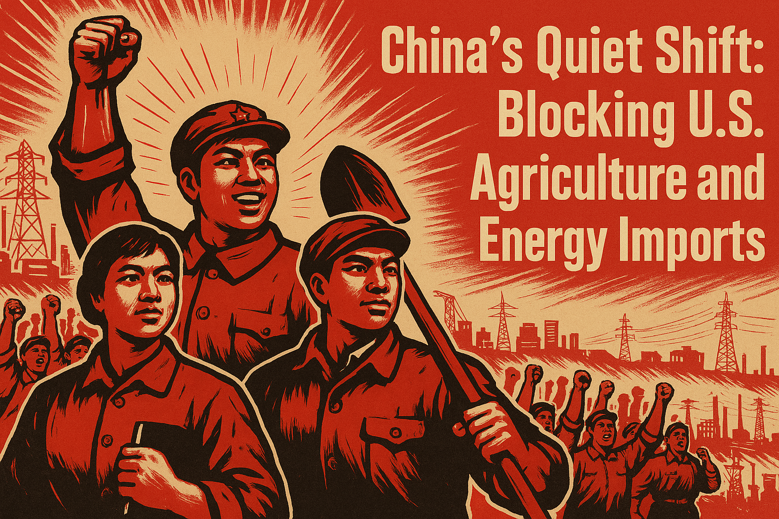 China’s Quiet Shift: Blocking U.S. Agriculture and Energy Imports