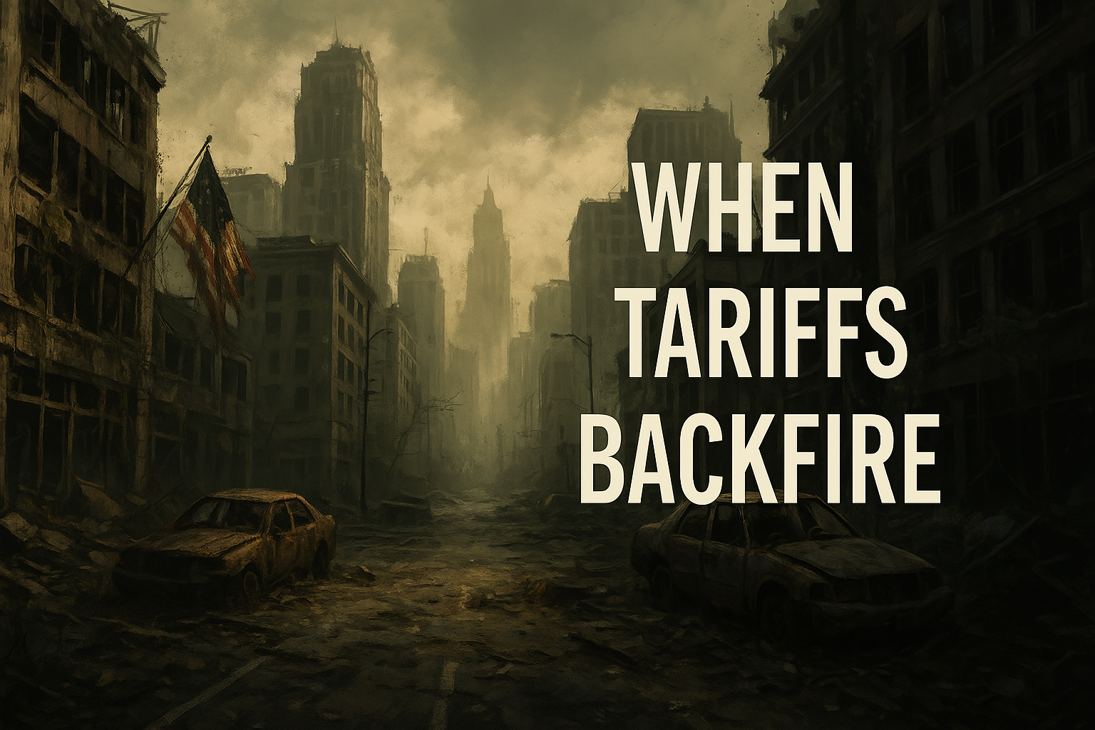 When Tariffs Backfire: The Role of Trade Wars in Triggering Economic Slowdowns